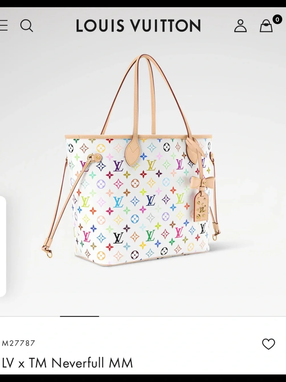 Louis Vuitton/Takashi Murakami Neverfull MM